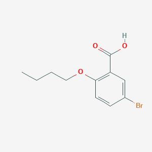 molecular formula C11H13BrO3 B1271243 5-Bromo-2-butoxybenzoic acid CAS No. 60783-92-8