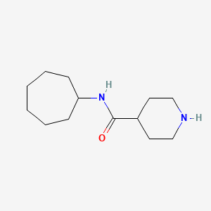 N-cycloheptylpiperidine-4-carboxamide