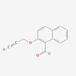 molecular formula C14H10O2 B1271248 2-(2-Propynyloxy)-1-naphthaldehyde CAS No. 58758-48-8