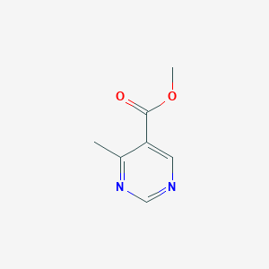 molecular formula C7H8N2O2 B127126 Methyl 4-methylpyrimidine-5-carboxylate CAS No. 157335-94-9
