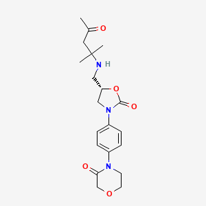 molecular formula C20H27N3O5 B12712679 Eas7Q7M4PZ CAS No. 2305917-60-4