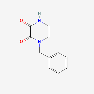 molecular formula C11H12N2O2 B1271269 1-Benzyl-2,3-piperazinedione CAS No. 63352-56-7