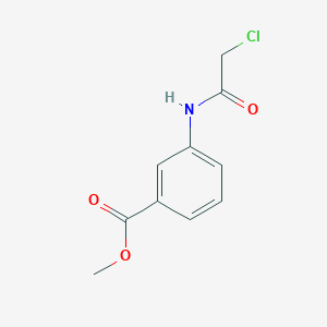 molecular formula C10H10ClNO3 B1271281 Methyl 3-[(chloroacetyl)amino]benzoate CAS No. 41653-05-8