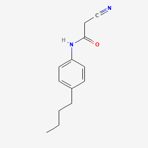 molecular formula C13H16N2O B1271299 N-(4-butylphenyl)-2-cyanoacetamide CAS No. 54153-20-7