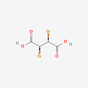 molecular formula C4H4Br2O4 B12713123 2,3-Dibromosuccinic acid, (2S,3S)- CAS No. 916065-46-8