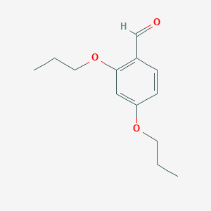 molecular formula C13H18O3 B1271320 2,4-Dipropoxybenzaldehyde CAS No. 156744-09-1