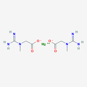 molecular formula C8H16MgN6O4 B12713220 Magnesium creatine CAS No. 290357-35-6