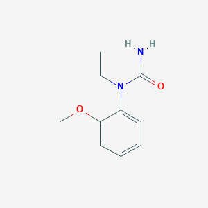 molecular formula C10H14N2O2 B12713225 Ethyl-o-anisylurea CAS No. 642463-11-4