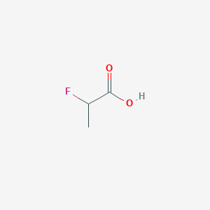 molecular formula C3H5FO2 B127133 2-Fluoropropionic acid CAS No. 6087-13-4
