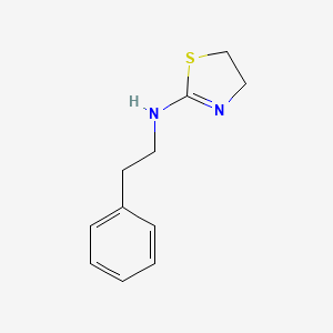 molecular formula C11H14N2S B1271333 (4,5-Dihydro-thiazol-2-yl)-phenethyl-amine CAS No. 91215-17-7