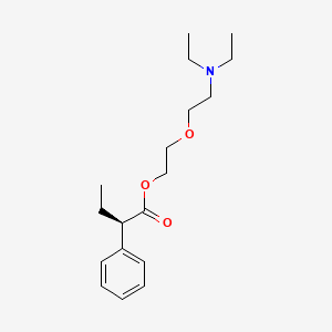 molecular formula C18H29NO3 B12713353 Butamirate, (R)- CAS No. 133961-98-5
