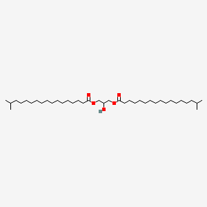 molecular formula C39H76O5 B12713365 Glyceryl 1,3-isodistearate CAS No. 607379-74-8
