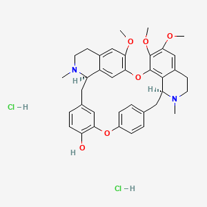 molecular formula C37H42Cl2N2O6 B12713411 Oxyacanthine dihydrochloride CAS No. 19897-98-4