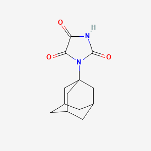 molecular formula C13H16N2O3 B1271343 1-(1-Adamantyl)imidazolidine-2,4,5-trione CAS No. 37428-73-2