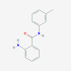molecular formula C14H14N2O B1271345 2-amino-N-(3-methylphenyl)benzamide CAS No. 22312-62-5