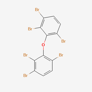 molecular formula C12H4Br6O B12713542 2,2',3,3',6,6'-Hexabromodiphenyl ether CAS No. 446254-94-0