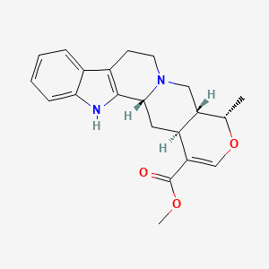 molecular formula C21H24N2O3 B12713656 3-Isoajmalicine CAS No. 483-03-4