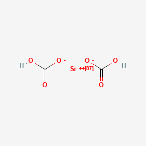 molecular formula C2H2O6Sr B12713746 Strontium bicarbonate Sr-87 CAS No. 22193-86-8