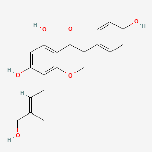 molecular formula C20H18O6 B12713800 Gancaonin C CAS No. 124596-87-8