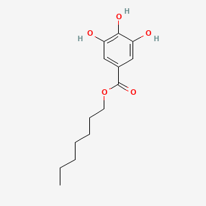 molecular formula C14H20O5 B12713827 Heptyl gallate CAS No. 1030-49-5