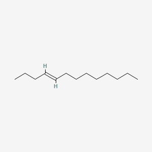 molecular formula C13H26 B12713834 trans-4-Tridecene CAS No. 41446-55-3