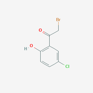 molecular formula C8H6BrClO2 B1271391 2-Bromo-1-(5-chloro-2-hydroxyphenyl)ethanone CAS No. 52727-99-8