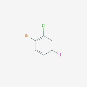 molecular formula C6H3BrClI B1271392 1-溴-2-氯-4-碘苯 CAS No. 535934-25-9
