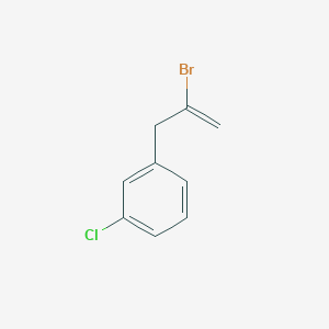molecular formula C9H8BrCl B1271394 2-Bromo-3-(3-chlorophenyl)-1-propene CAS No. 731772-06-8