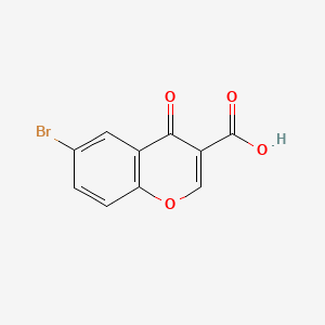 molecular formula C10H5BrO4 B1271395 6-溴色酮-3-羧酸 CAS No. 51085-91-7