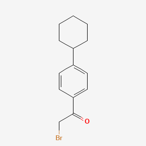 molecular formula C14H17BrO B1271396 2-Bromo-1-(4-cyclohexylphenyl)ethanone CAS No. 99433-28-0