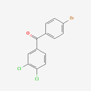 molecular formula C13H7BrCl2O B1271398 4-Bromo-3',4'-dichlorobenzophenone CAS No. 844879-06-7