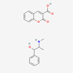 molecular formula C20H21NO5 B12713984 Einecs 258-405-5 CAS No. 53166-67-9