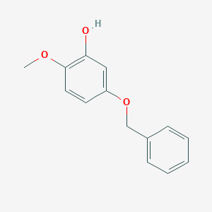 molecular formula C14H14O3 B127140 2-Methoxy-5-(benzyloxy)phenol CAS No. 84354-17-6