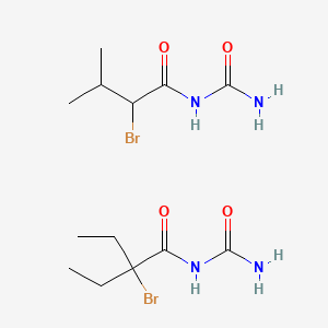molecular formula C13H24Br2N4O4 B12714029 Tenebral CAS No. 79028-55-0