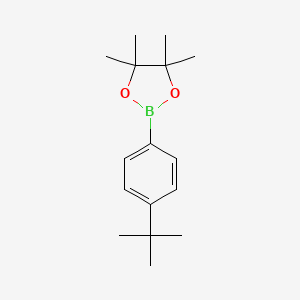 B1271405 2-(4-(tert-Butyl)phenyl)-4,4,5,5-tetramethyl-1,3,2-dioxaborolane CAS No. 214360-66-4