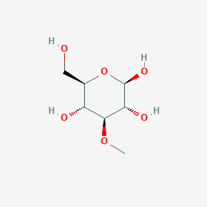 molecular formula C7H14O6 B12714076 3-O-Methyl-Beta-D-Glucopyranose CAS No. 13224-95-8