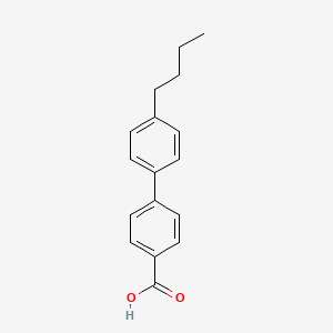 molecular formula C17H18O2 B1271408 4'-Butyl-[1,1'-biphenyl]-4-carboxylic acid CAS No. 59662-46-3