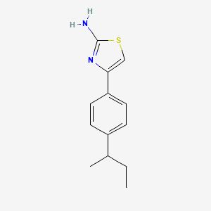 4-(4-Sec-butylphenyl)-1,3-thiazol-2-amine