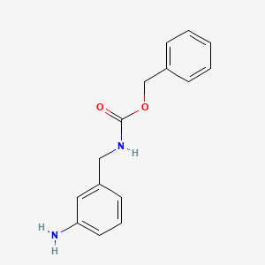 molecular formula C15H16N2O2 B1271412 3-N-Cbz-Aminomethylaniline CAS No. 374554-26-4