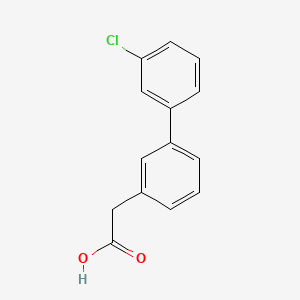 2-[3-(3-chlorophenyl)phenyl]acetic Acid