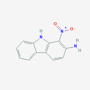 molecular formula C12H9N3O2 B127142 1-Nitro-9H-carbazol-2-amine CAS No. 158321-20-1