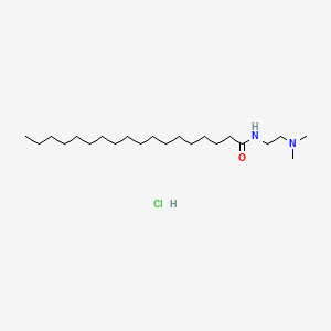 molecular formula C22H47ClN2O B12714217 N-(2-(Dimethylamino)ethyl)stearamide monohydrochloride CAS No. 97375-19-4