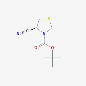 (R)-4-Cyano-thiazolidine-3-carboxylic acid tert-butyl ester