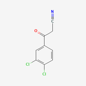 molecular formula C9H5Cl2NO B1271425 3,4-Dichlorobenzoylacetonitrile CAS No. 4640-68-0