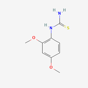 molecular formula C9H12N2O2S B1271427 1-(2,4-Dimethoxyphenyl)-2-thiourea CAS No. 35696-77-6