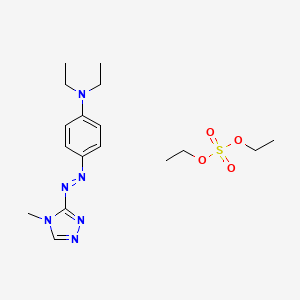 molecular formula C17H28N6O4S B12714297 Einecs 274-080-2 CAS No. 69680-03-1