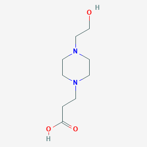3-[4-(2-Hydroxyethyl)piperazin-1-yl]propanoic acid