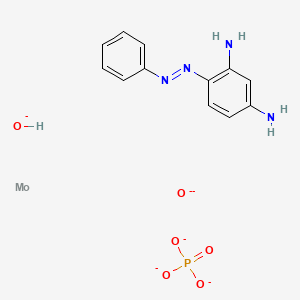 molecular formula C12H13MoN4O6P-6 B12714360 Einecs 283-667-2 CAS No. 84696-62-8