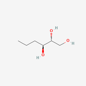 molecular formula C6H14O3 B12714378 1,2,3-Hexanetriol, (2R,3S)-rel- CAS No. 83134-92-3