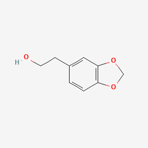 molecular formula C9H10O3 B1271440 2-(2H-1,3-benzodioxol-5-yl)ethan-1-ol CAS No. 6006-82-2